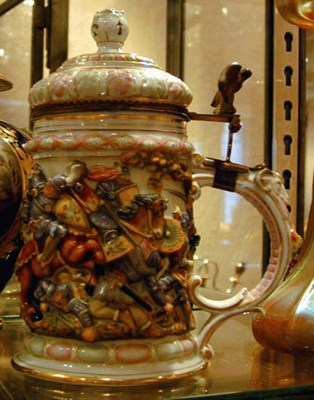 Lot 427 - Capodimonte Style Porcelain Tankard