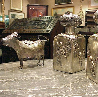 Lot 324 - Pair of Gorham Sterling Silver Scent Bottles...