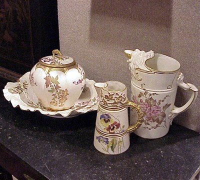 Lot 188 - Group of Royal Worcester Gilt-Decorated...