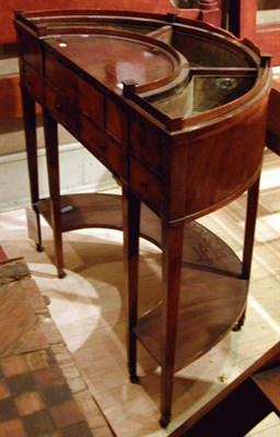 Lot 578 - Georgian Style Mahogany Wine Tasting Table