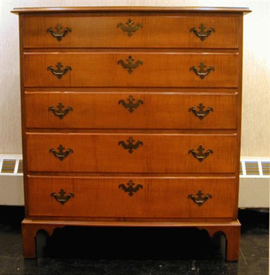 Lot 583 - Federal Style Maple Chest of Drawers