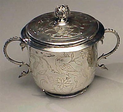 Lot 529 - Charles II Silver Covered Two-Handled Cup...