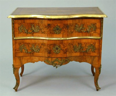 Lot 429 - Continental Rococo Brass and Gilt-Metal...