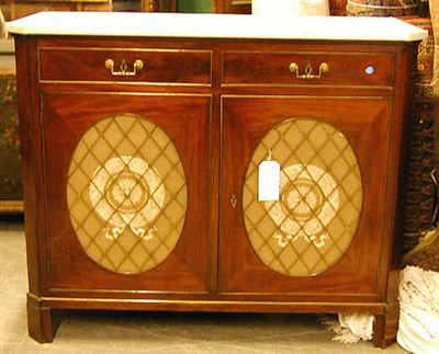 Lot 592 - Regency Brass-Mounted Mahogany Side Cabinet...