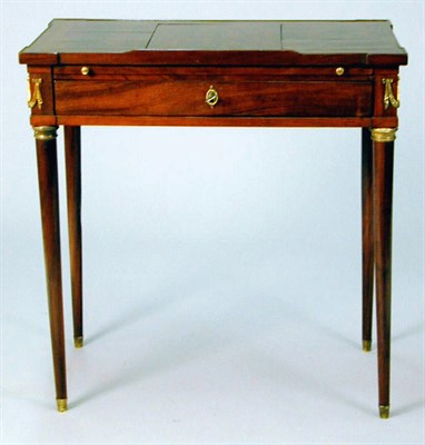 Lot 506 - Louis XVI Gilt-Metal Mounted Mahogany Table a...