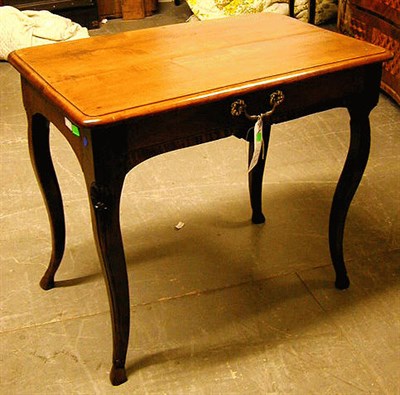 Lot 385 - Provincial Louis XV Walnut Side Table The...
