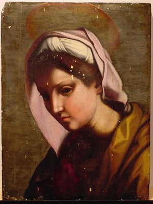 Lot 123 - Florentine School 16th Century ST. ELIZABETH...