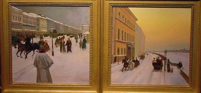 Lot 27 - Vladimir Cherebaev Russian, 20th century CITY...