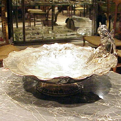 Lot 321 - Continental Silver Bowl with Figural...