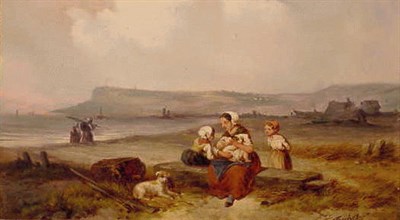 Lot 71 - Franz Teichel German, b. 1816 MOTHER AND HER...