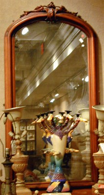 Lot 273 - Victorian Mahogany Pier Mirror