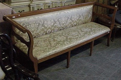 Lot 491 - Italian Neoclassical Style Fruitwood Canape