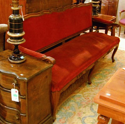 Lot 572 - Louis XV Style Mahogany Settee