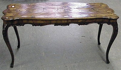 Lot 554 - Italian Rococo Style Inlaid Walnut Occasional...