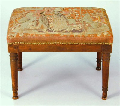 Lot 497 - Louis XVI Style Stained Beechwood Stool The...