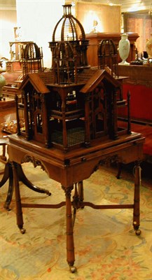 Lot 221 - Victorian Style Bird Cage on Stand
