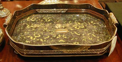 Lot 417 - English Silver Plated Gallery Tray