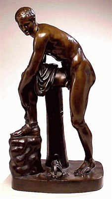 Lot 598 - Bronze Figure of an Athlete After the Antique...