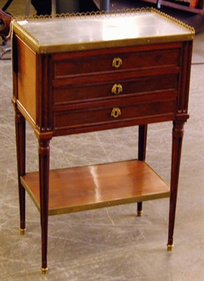 Lot 481 - Louis XVI Brass-Mounted Mahogany Chiffonier...