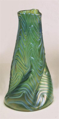 Lot 376 - Unsigned Loetz Glass Vase Of twisted...