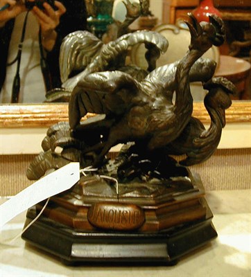 Lot 402A - Spelter Figure of Birds