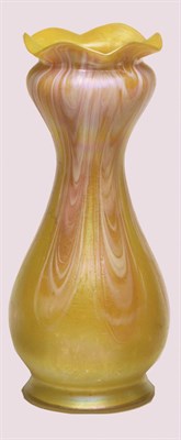 Lot 371 - Unsigned Loetz Glass Vase Of waisted...