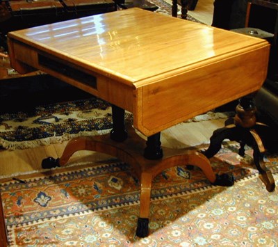 Lot 207 - Biedermeier Style Mahogany and Ebonized Wood...