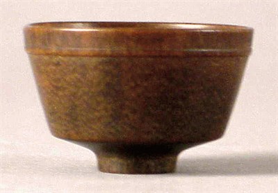 Lot 219 - Finely Turned Rhinoceros Horn Wine Cup The cup...