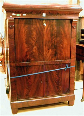 Lot 241 - Empire Mahogany Secretaire a Abattant