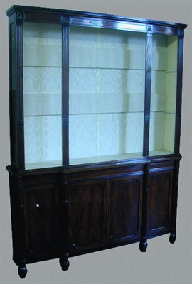 Lot 186 - Regency Style Mahogany Breakfront