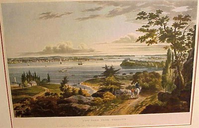 Lot 70 - After William Guy Wall NEW YORK FROM HEIGHTS...