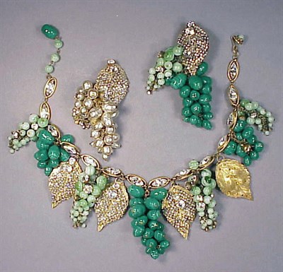 Lot 147 - Miriam Haskell Grape Cluster Suite Comprising...