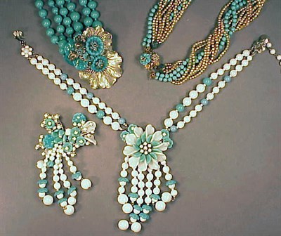 Lot 148 - Group of Miriam Haskell Jewelry Comprising a...