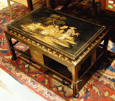 Lot 375 - Chinoiserie Lacquered Occasional Table
