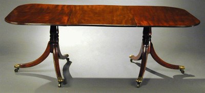 Lot 448 - George III Double-Pedestal Dining Table The...
