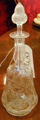 Lot 283 - Group of Webb Etched Colorless Glass Stemware...