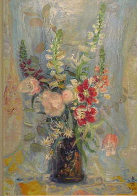 Lot 50 - LePho French/Vietnamese, b. 1907 LES TULIPES...