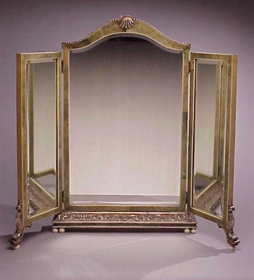 Lot 593 - Continental Silvered Carved Wood and Shagreen...