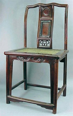 Lot 146 - Chinese Hongmu Side Chair 18th/19th Century