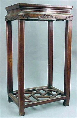 Lot 147 - Pair of Chinese Jumu Wood Side Tables...