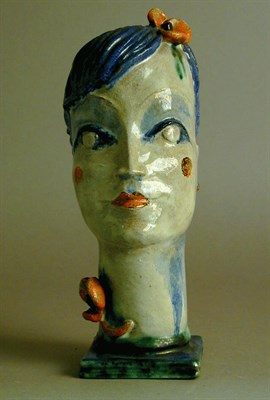 Lot 481 - Wiener Werkstatte Pottery Head Gudrun Baudisch...