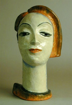 Lot 482 - Wiener Werkstatte Pottery Head Wally...