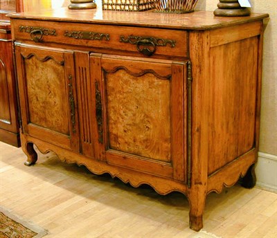 Lot 261 - Provincial Louis XV Pine and Walnut Buffet