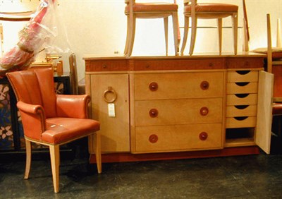 Lot 178 - Fruitwood Dining Room Suite James Mont In the...