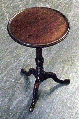 Lot 516 - Continental Marquetry-Inlaid Tilt-Top Tripod...