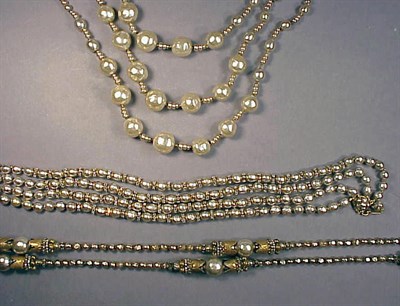 Lot 150 - Three Miriam Haskell Necklaces Comprising...