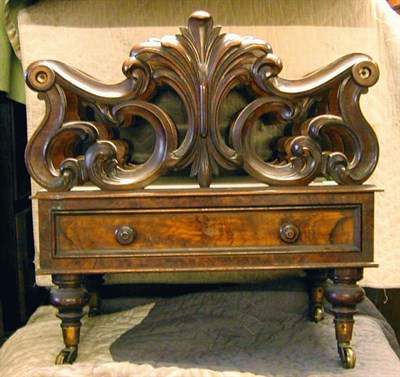 Lot 595 - Victorian Mahogany Canterbury Mid 19th century...