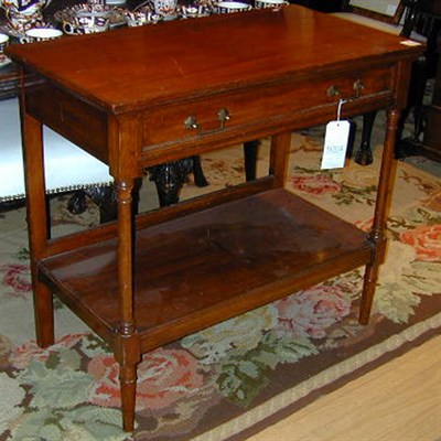 Lot 243 - Louis XVI Style Mahogany Console Desserte