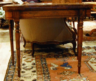 Lot 501 - William IV Rosewood Card Table