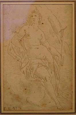 Lot 44 - Italian School 17th Century MAGDALENE IN THE...